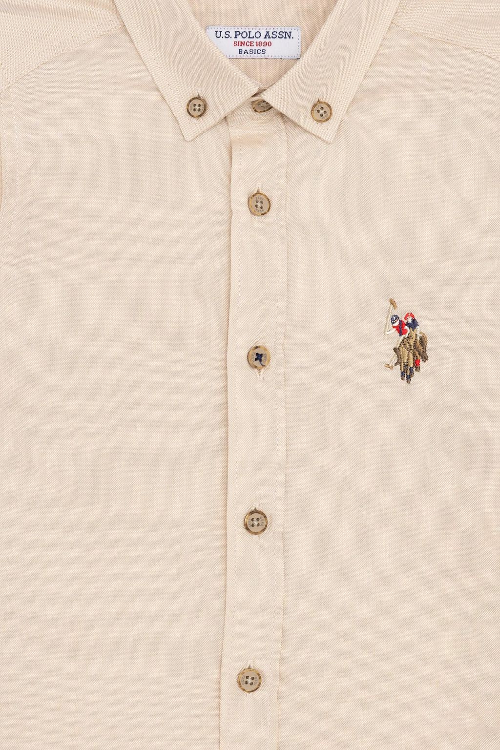 Верблюжья рубашка для мальчика Uzunkol Basic - U.s. polo assn фото 3