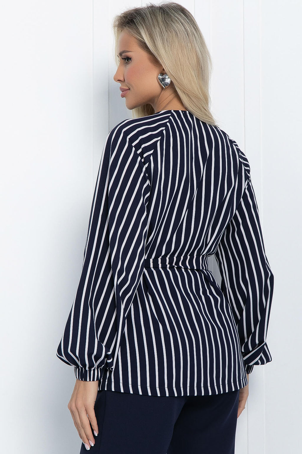 Блуза Совершенство линий (синяя) Б11451 - Lt collection фото 2