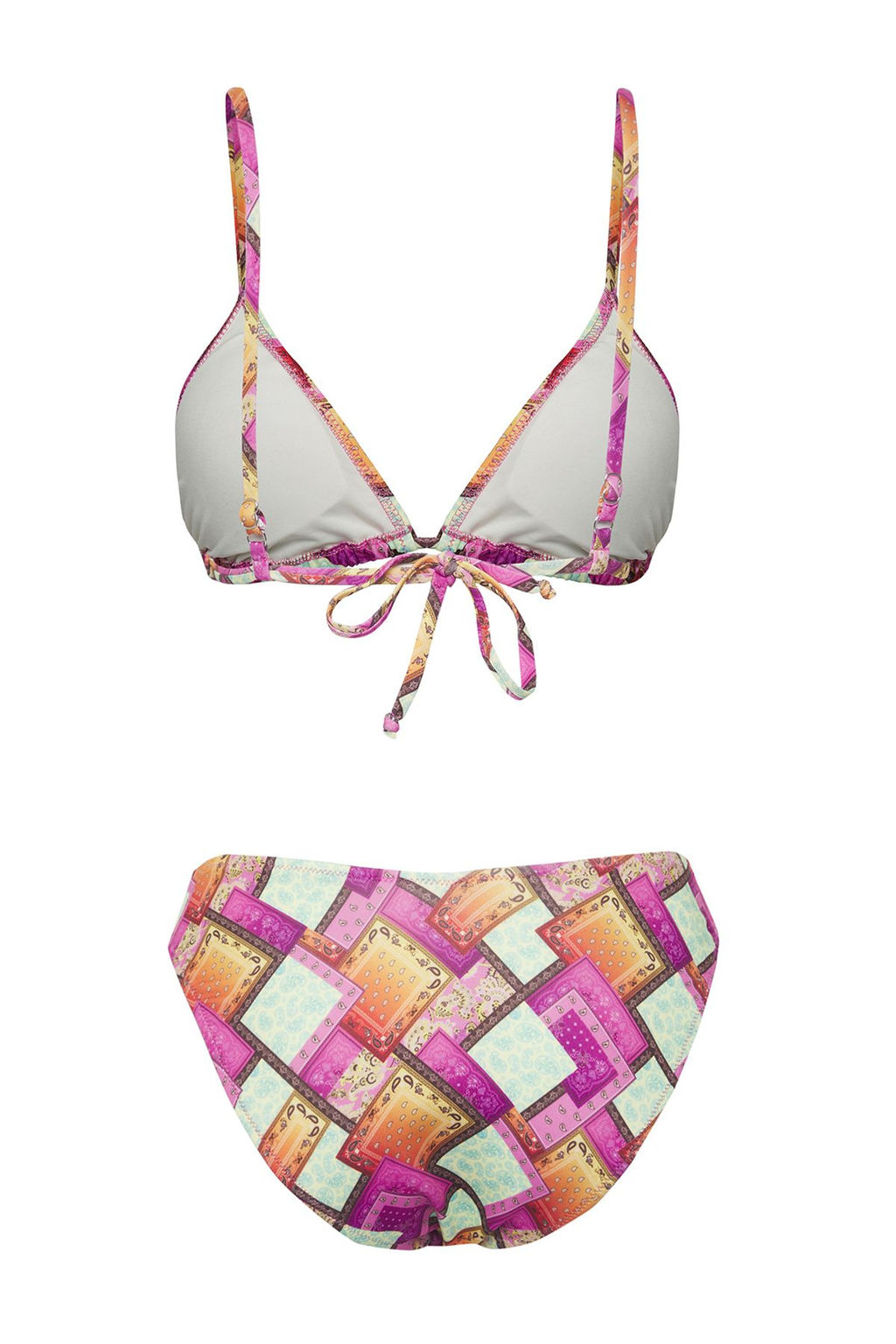 TRENDYOLMILLA Geometrik Desenli Ucgen Regular Bikini Tak?m? TBESS25BT00111  фото 6