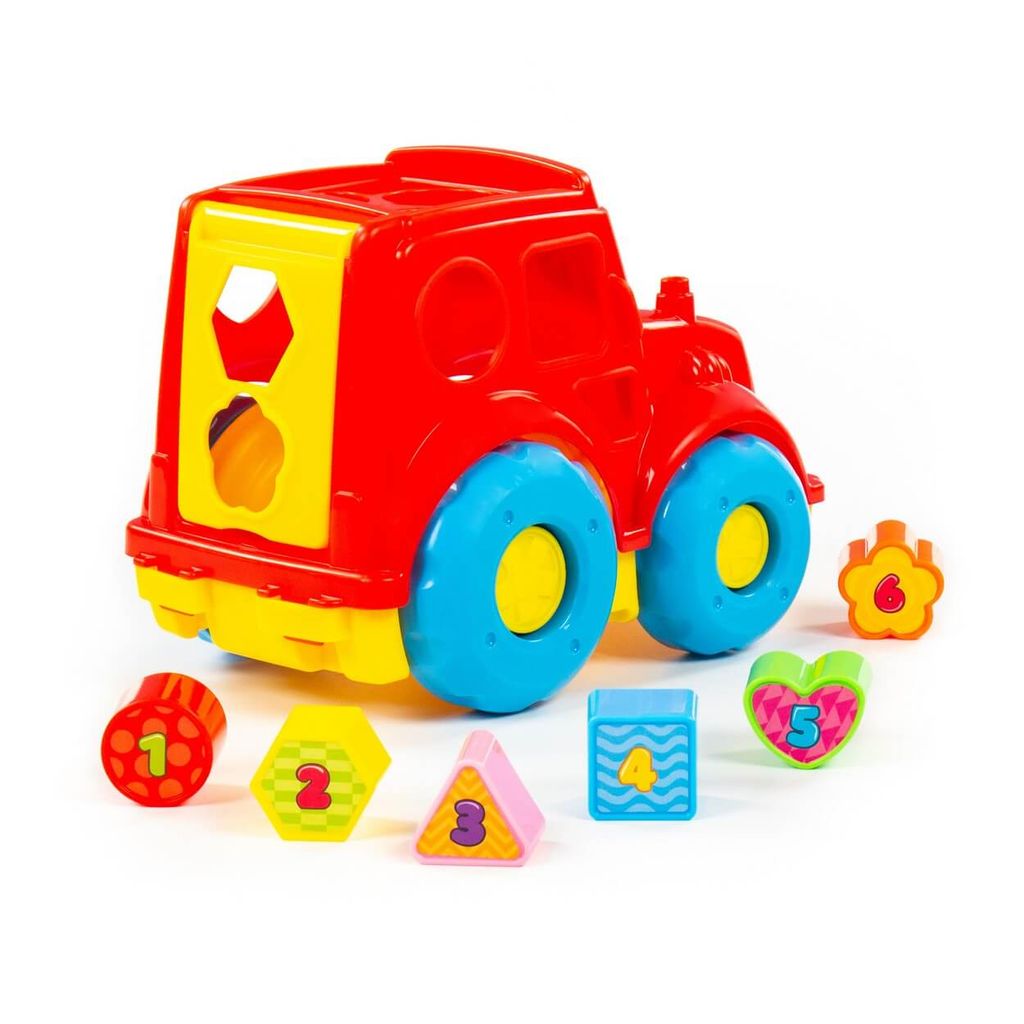 Игрушка развивающая Трактор (в сеточке) - Полесье фото 3