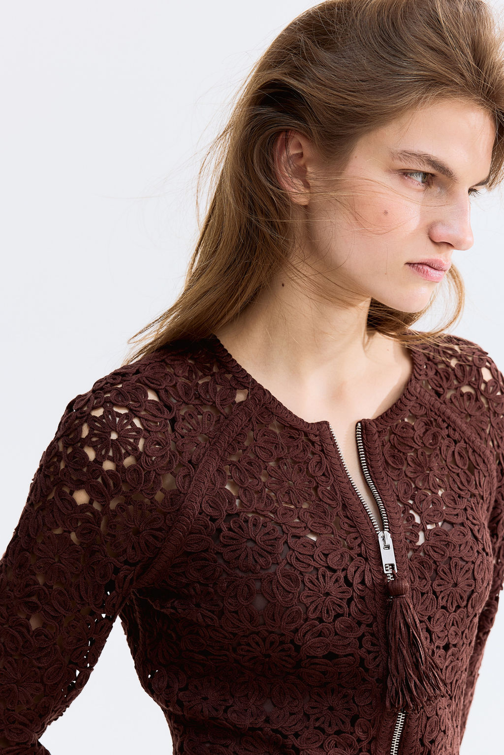 Crochet-look cardigan - H&m фото 4