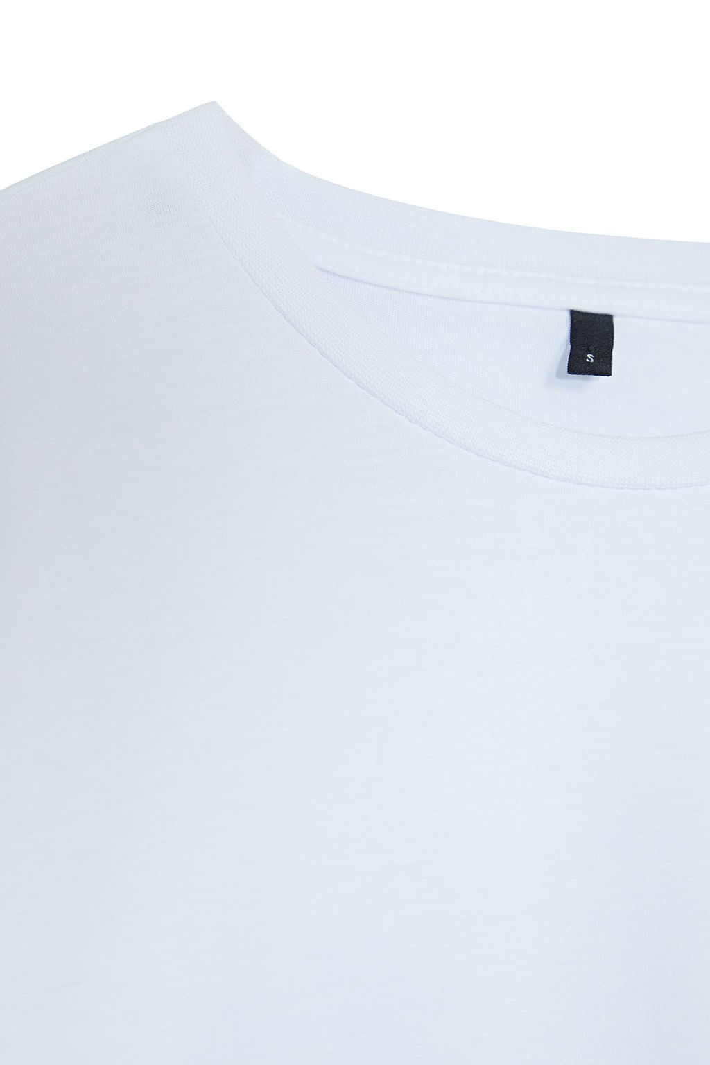 Pembe-beyaz %100 Pamuk Bisiklet Yaka 2li Paket Orme T-Shirt TWOSS20TS0141