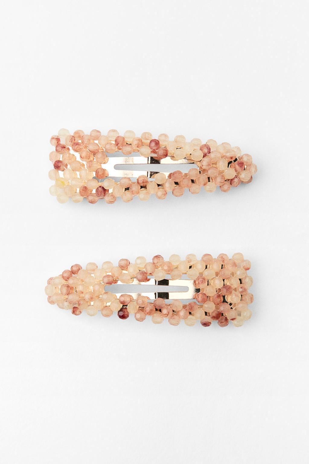2-PACK OF BEADED HAIR CLIPS - Zara фото 2