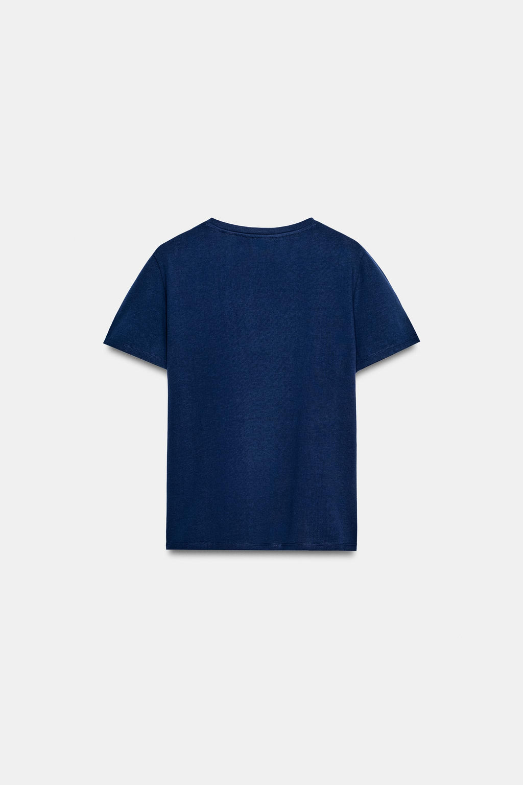 CAMISETA R?STICA ALGOD?N / Marino - Zara фото 6