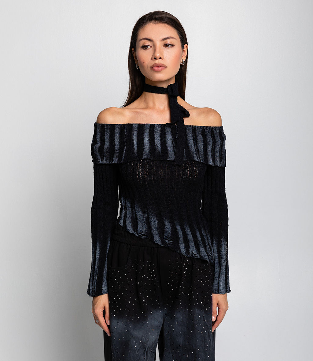 Джемпер #КТ1139, чёрный