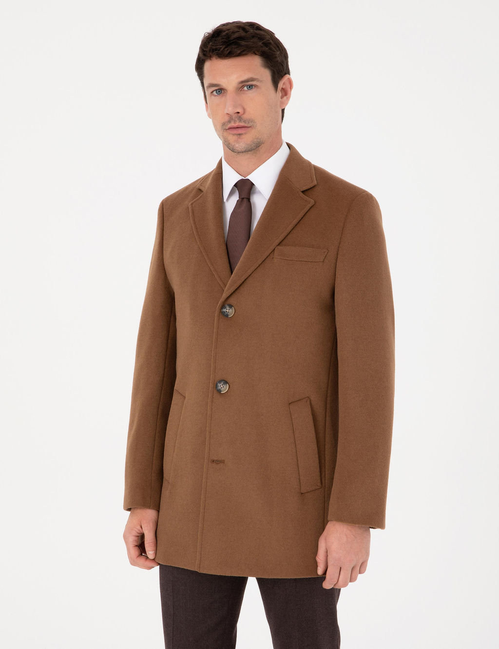 Vizon Ex Slim Fit Y_n Kar___ml_ Palto