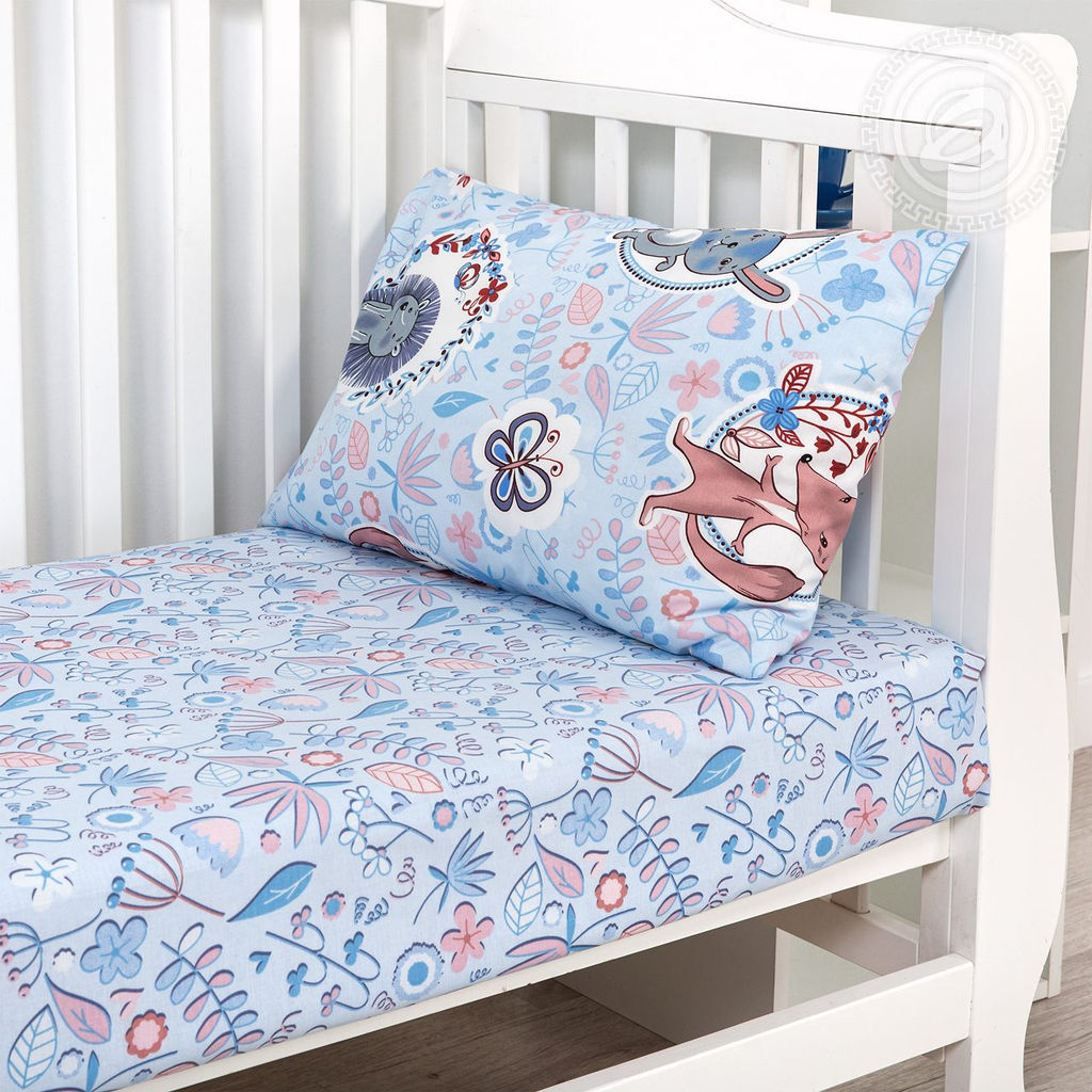 Лучик Детский/Пододеяльник: 1 шт. - 147*112; Простыня: 1 шт. - 150*110; Наволочка: 1 шт. - 40*60; Поплин ясельный - Артпостелька фото 4