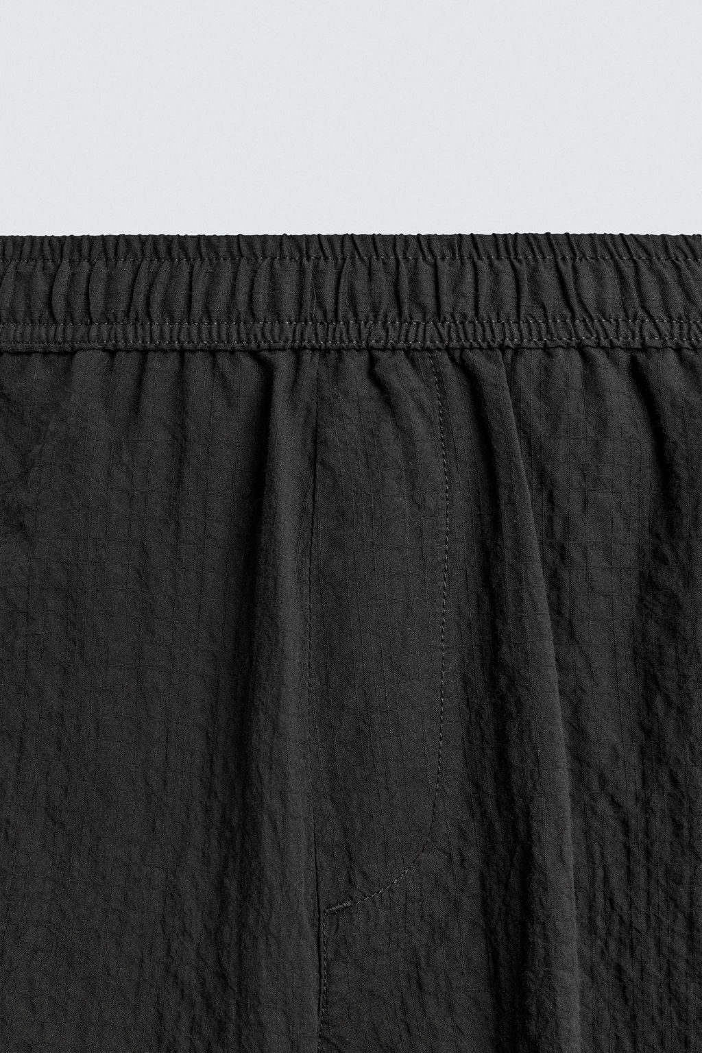 PANTAL?N REGULAR FIT ESTRUCTURA / Negro - Zara фото 8