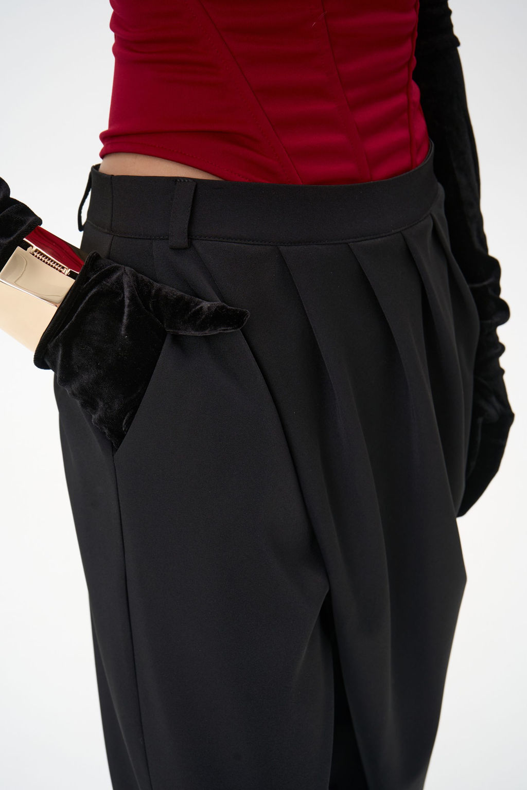 Брюки Шарлиз (чёрный) - Эльза фото 13