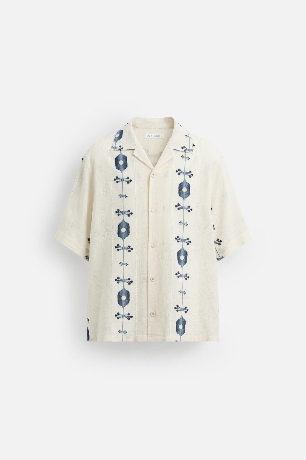 CONTRAST JACQUARD SHIRT - Zara фото 17