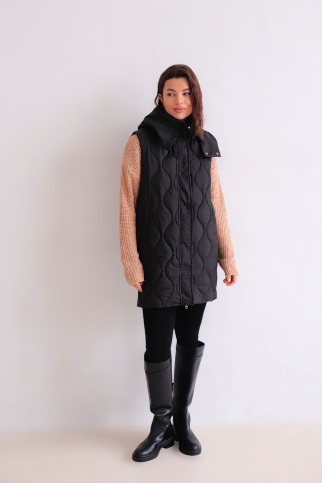 Martichelli Жилет стеганый чёрный  фото 30