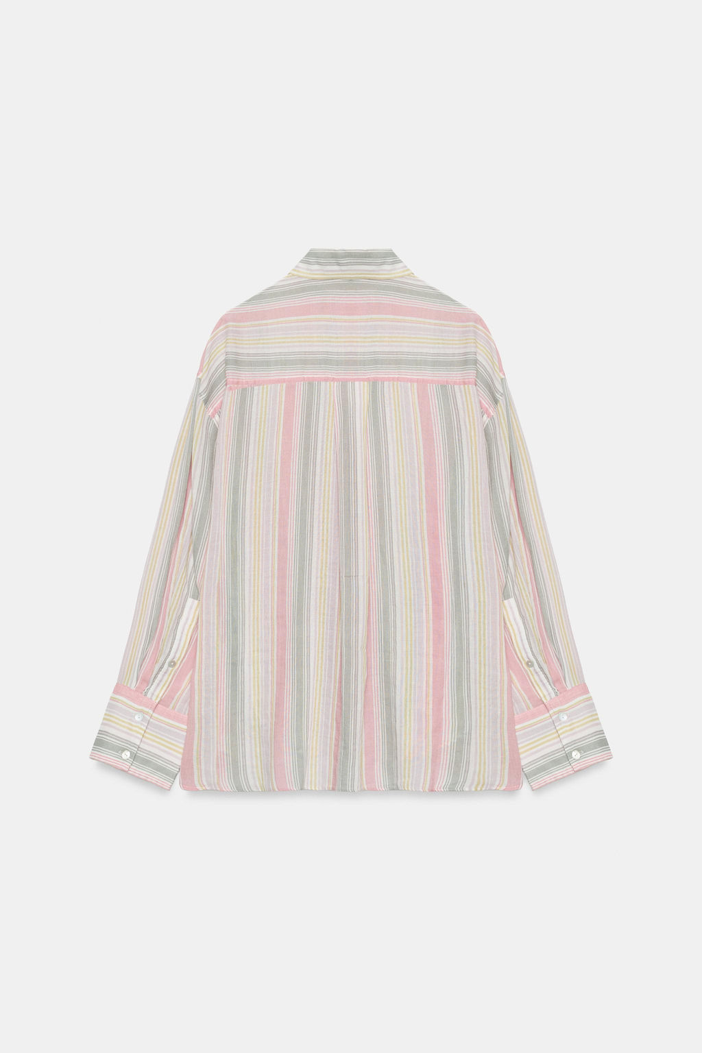 CAMISA GASA OVERSIZE BOLSILLO / ?nico - Zara фото 5