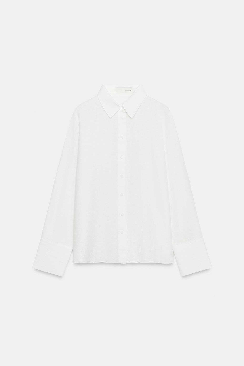 CAMISA LINO 100% ZW COLLECTION / Blanco - Zara фото 5