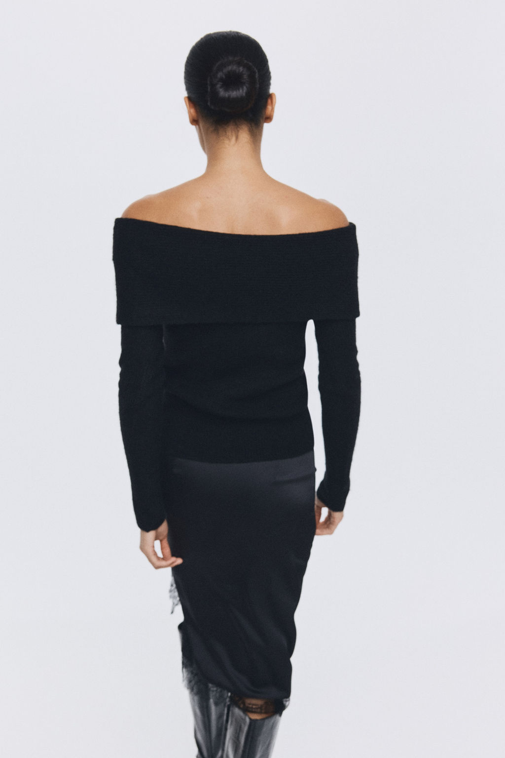 Jersey off-the-shoulder - H&m фото 8