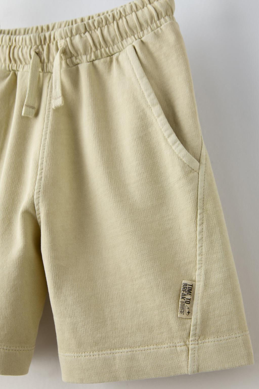 GARMENT DYE T-SHIRT VE BERMUDA SORT TAKIM - Zara фото 33