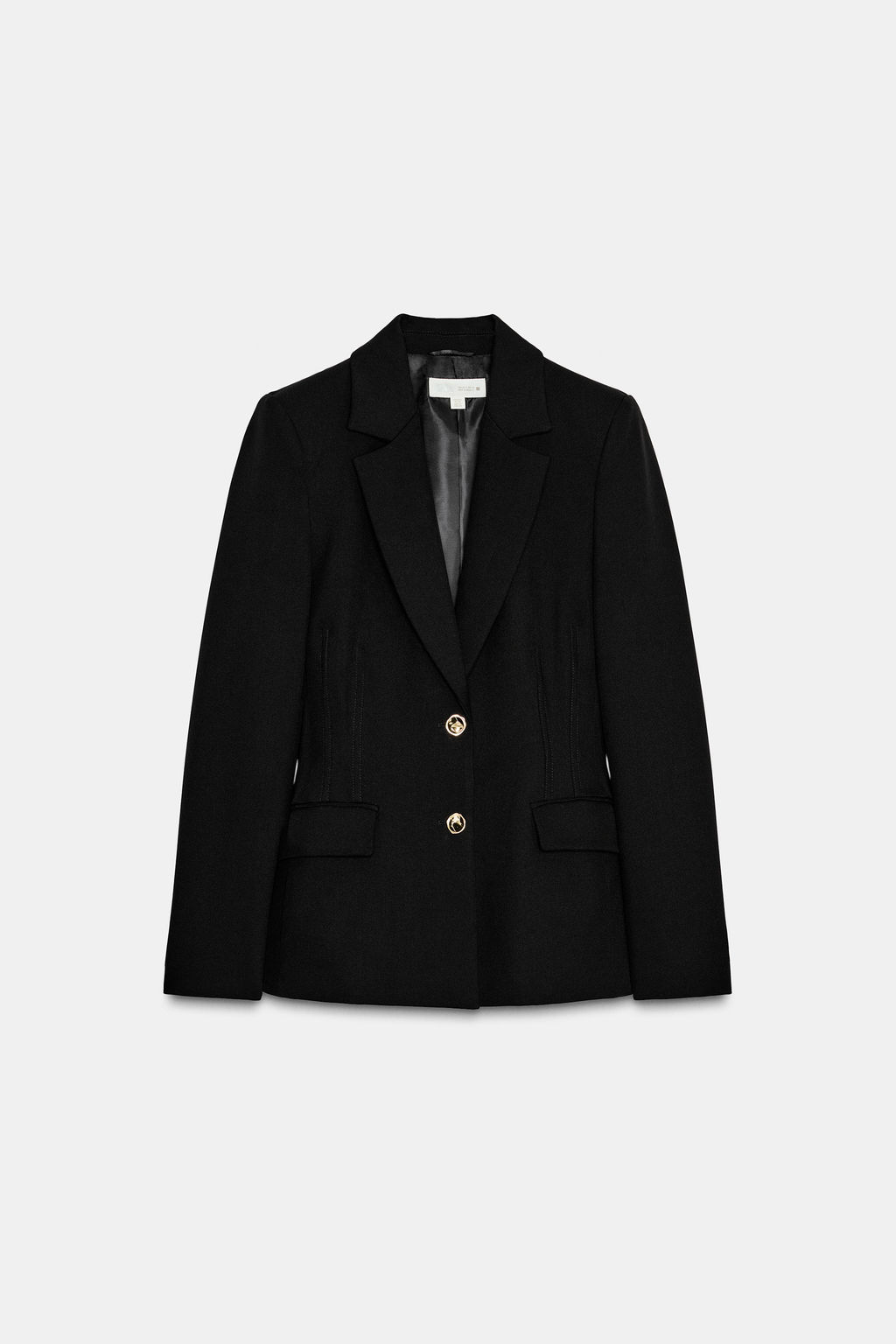 FITTED BLAZER WITH SHOULDER PADS - Zara фото 5