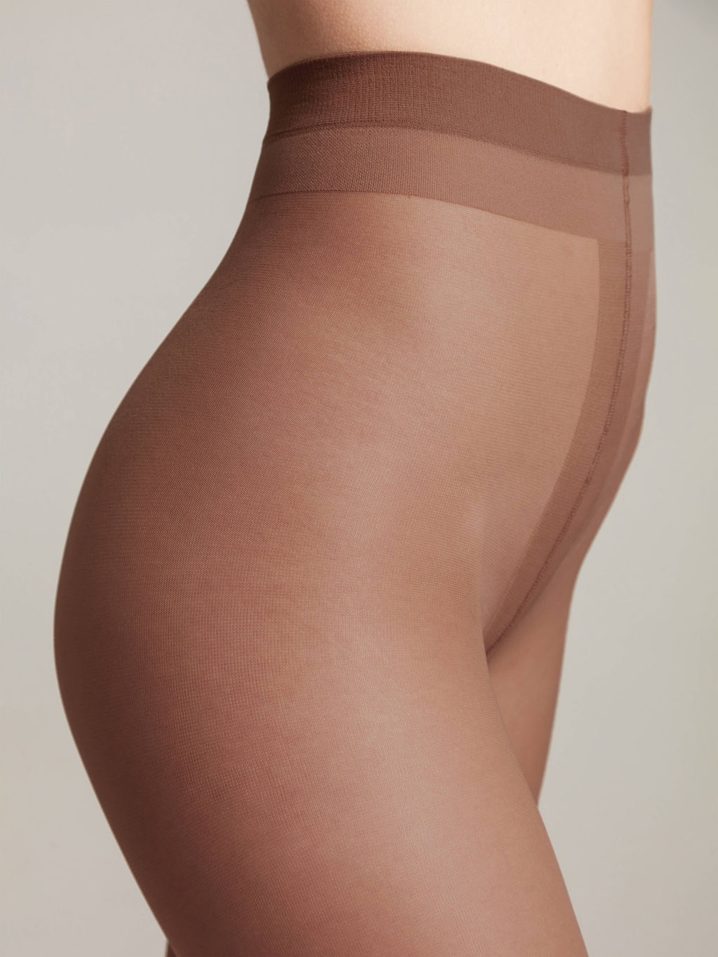CONTE Колготки женские с эффектом нежный шелк PRESTIGE 40 Lycra® натурального цвета mocca - Conte elegant фото 4