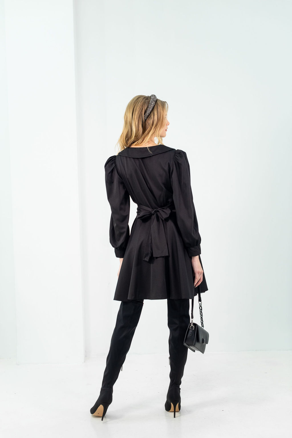 Платье Лада (черный) - Nadi bordo фото 7