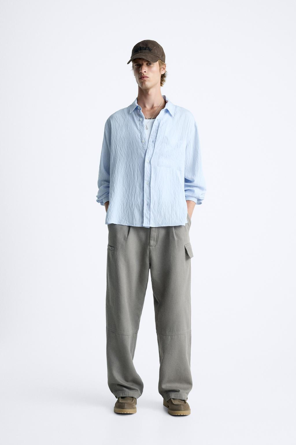 CIZGILI JACQUARD GOMLEK
