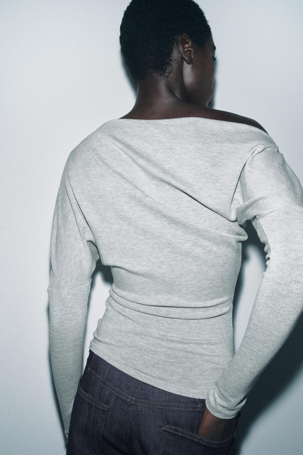 TOP ASIM?TRICO SOFT / Gris vigor? - Zara фото 3