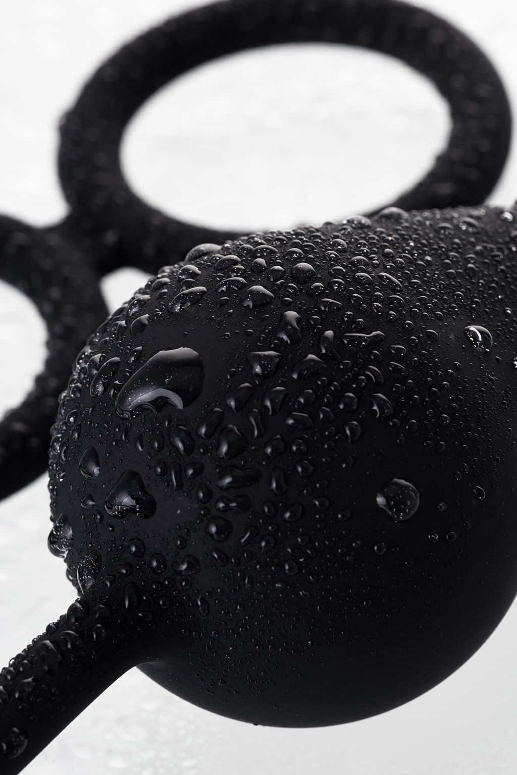 Анальная пробка Erotist с эрекционным кольцом, силикон, черная, 20 см, 3 см  фото 8