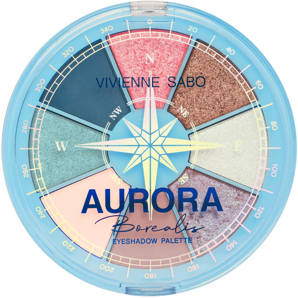 Vivienne Sabo Палетка теней Aurora Borealis 01
