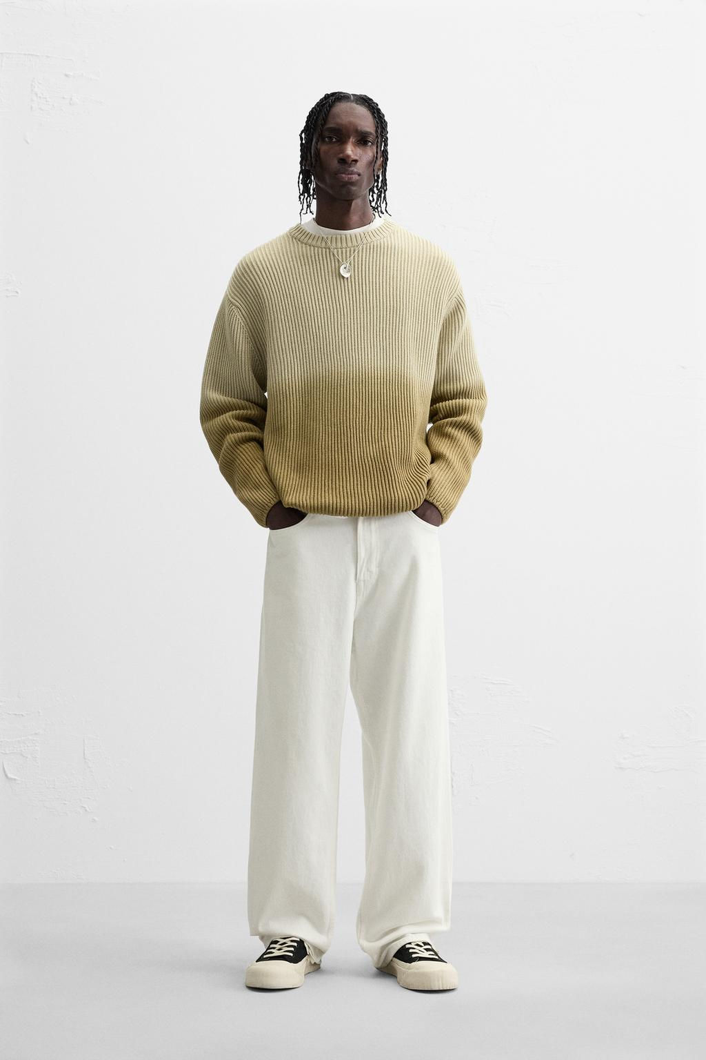 GRADIENT RIBBED SWEATER