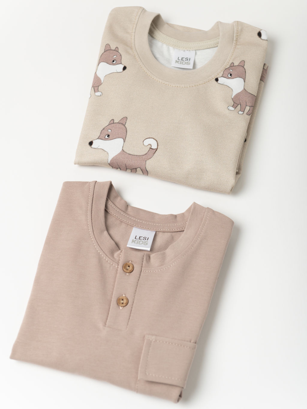 Лонгслив детский, песочный, 698