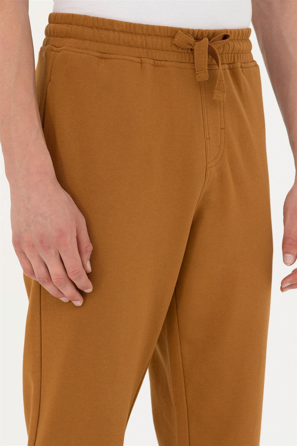 Мужские спортивные штаны кокосового цвета - U.s. polo assn фото 6