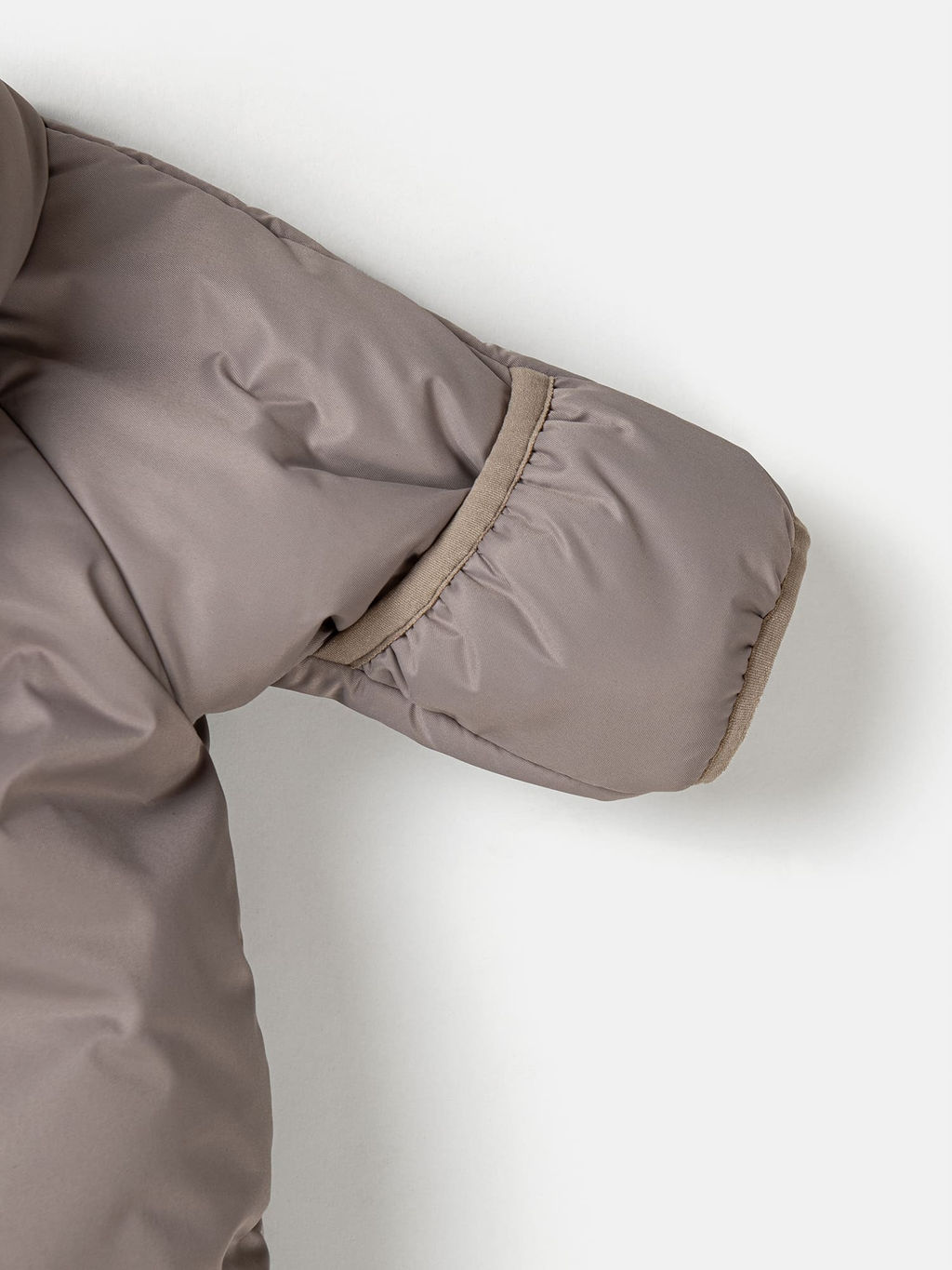 Комбинезон демисезонный с закрытой ножкой Латте 0+ - Bungly фото 10