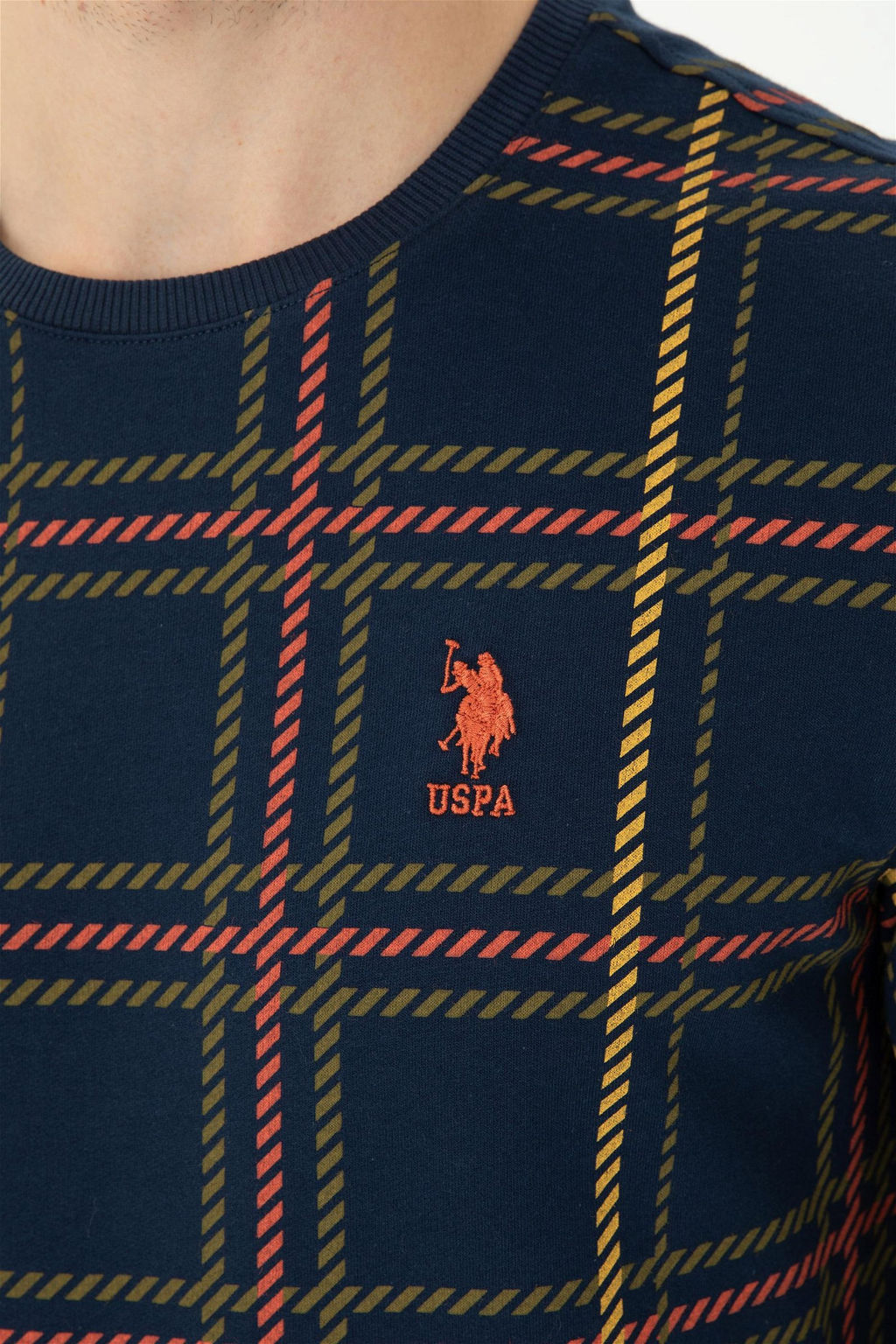 Мужской темно-синий свитшот Неожиданная скидка в корзине - U.s. polo assn фото 7