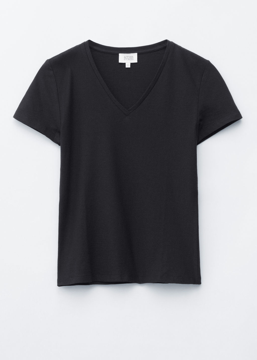 Camiseta de algod?n con escote en pico - H&m фото 2