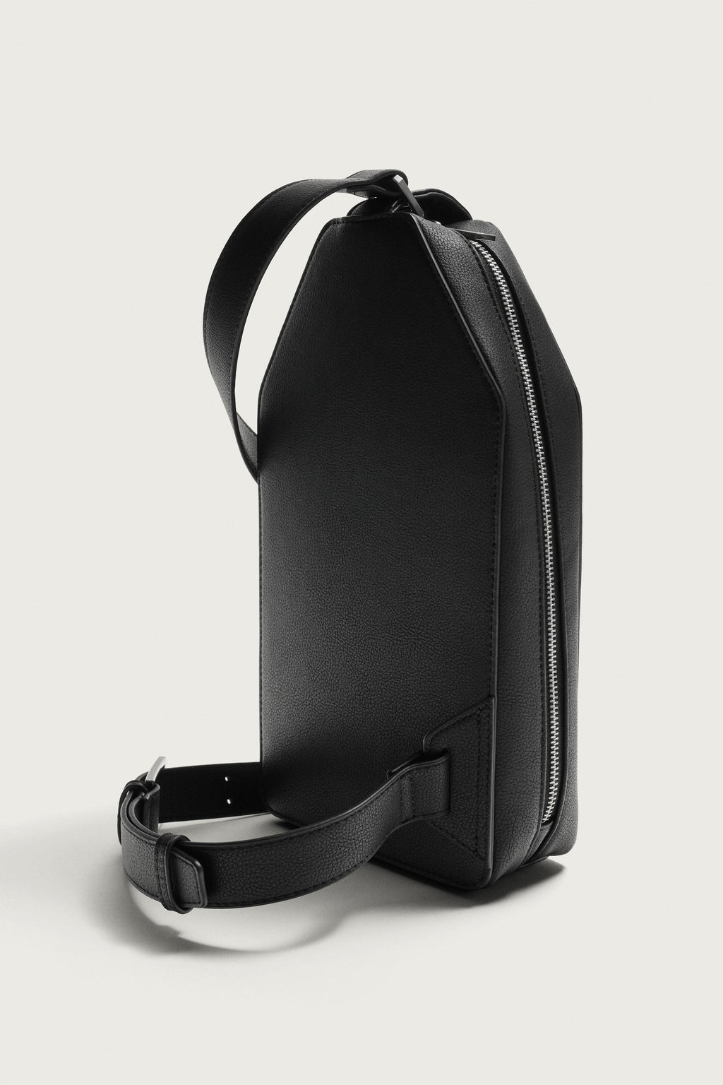 BANDOLERA VERTICAL TEXTURA / Negro
