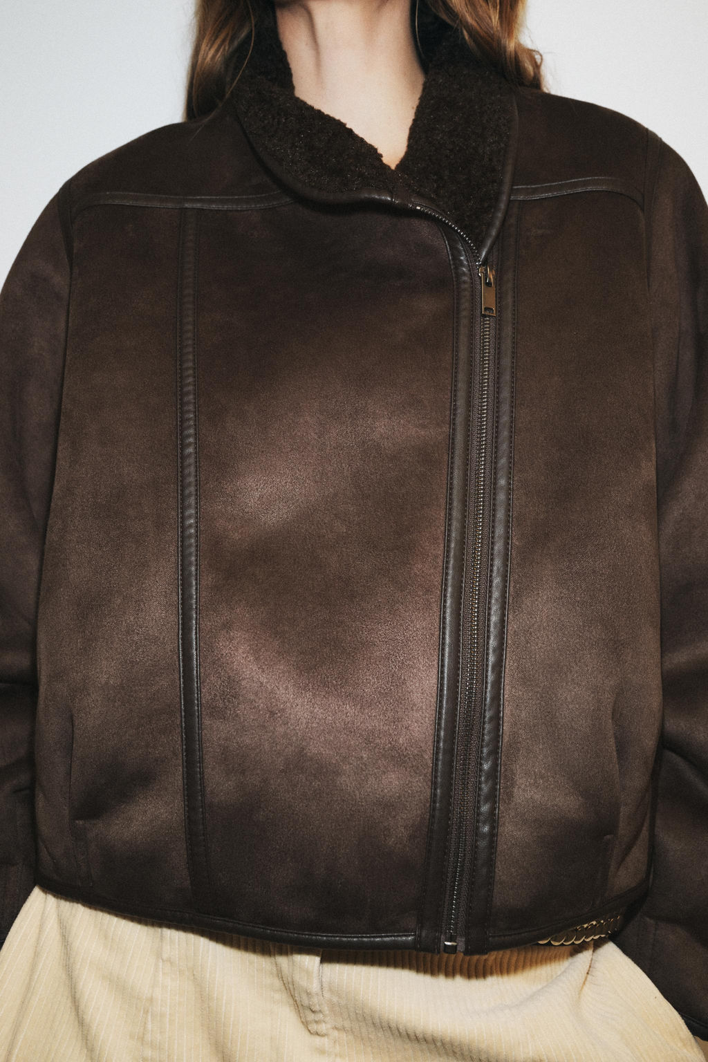 DOUBLE-FACED JACKET ZW COLLECTION - Zara фото 13