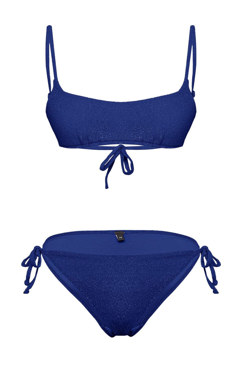 TRENDYOLMILLA Saks Bralette Normal Bel Regular Bikini Tak?m? TBESS25BT00103  фото 21