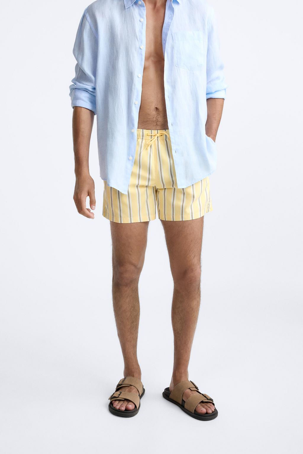 CIZGILI REGULAR DENIZ SORTU - Zara фото 8