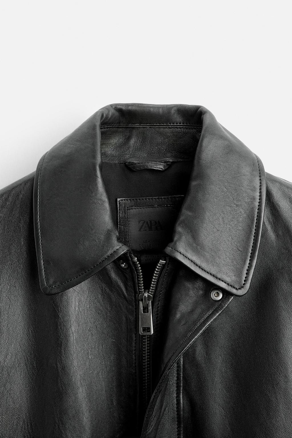 LEATHER JACKET - Zara фото 9