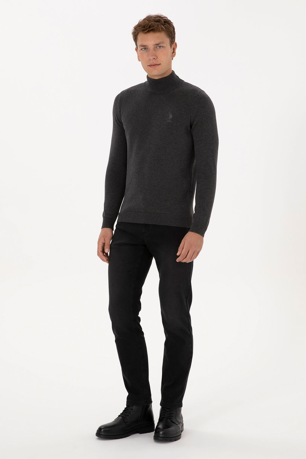 Erkek Siyah Slim Fit Jean Pantolon - U.s. polo assn фото 9
