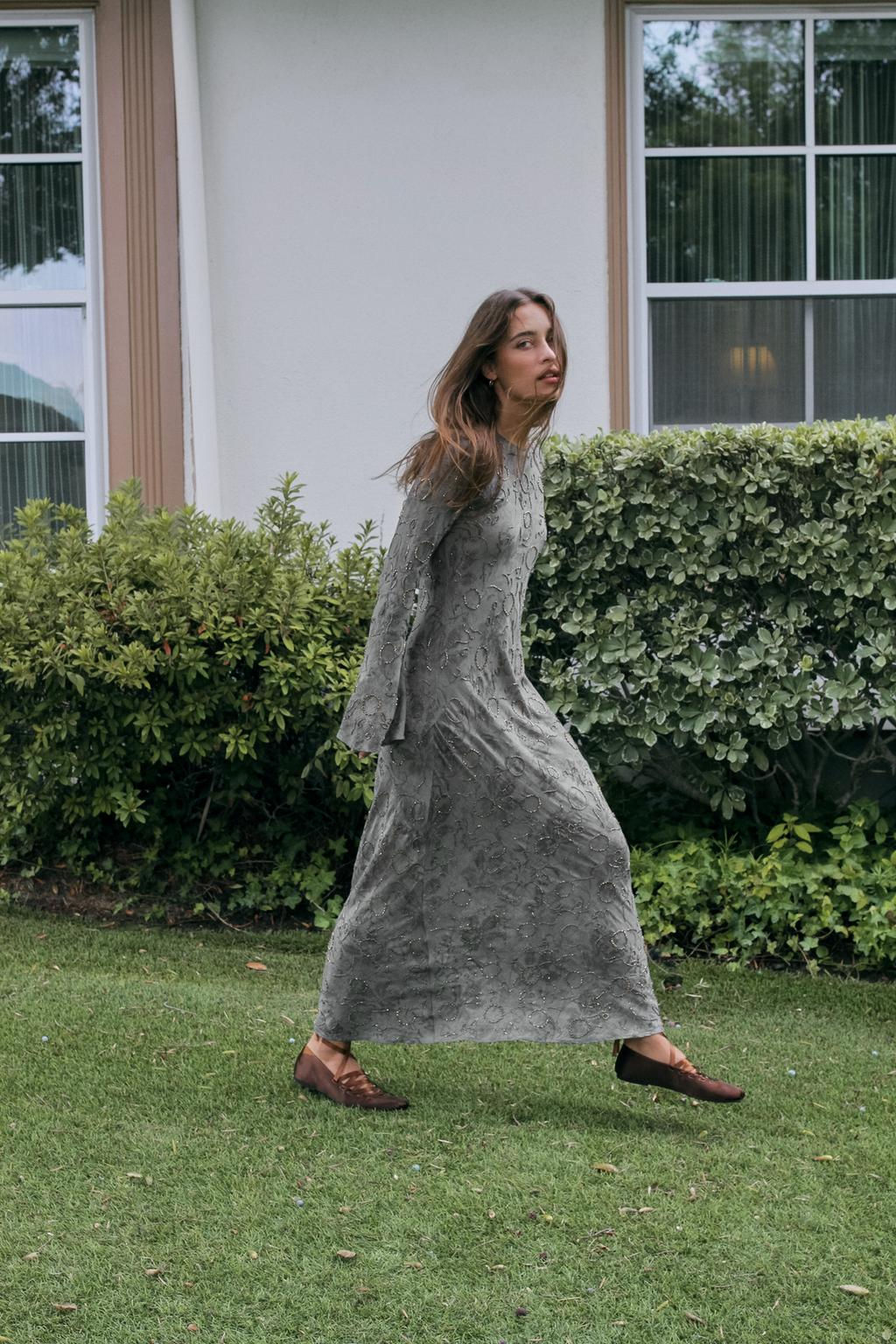 BEADED DRESS WITH CROSS BACK - Zara фото 2