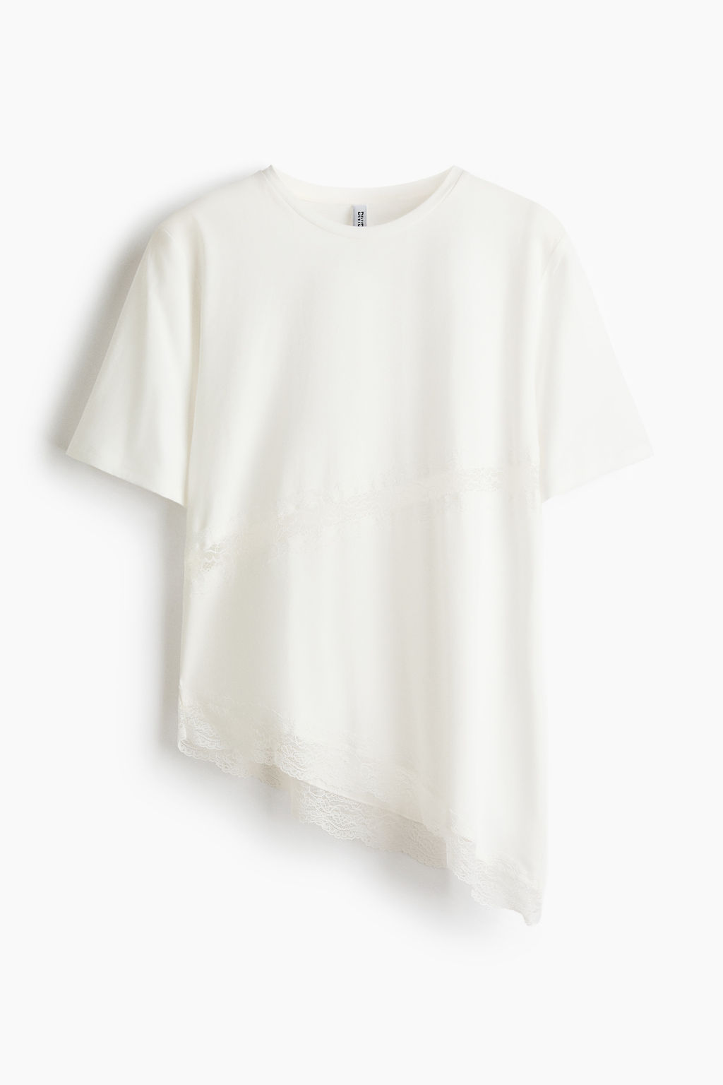 Camiseta con ribete de encaje - H&m фото 4