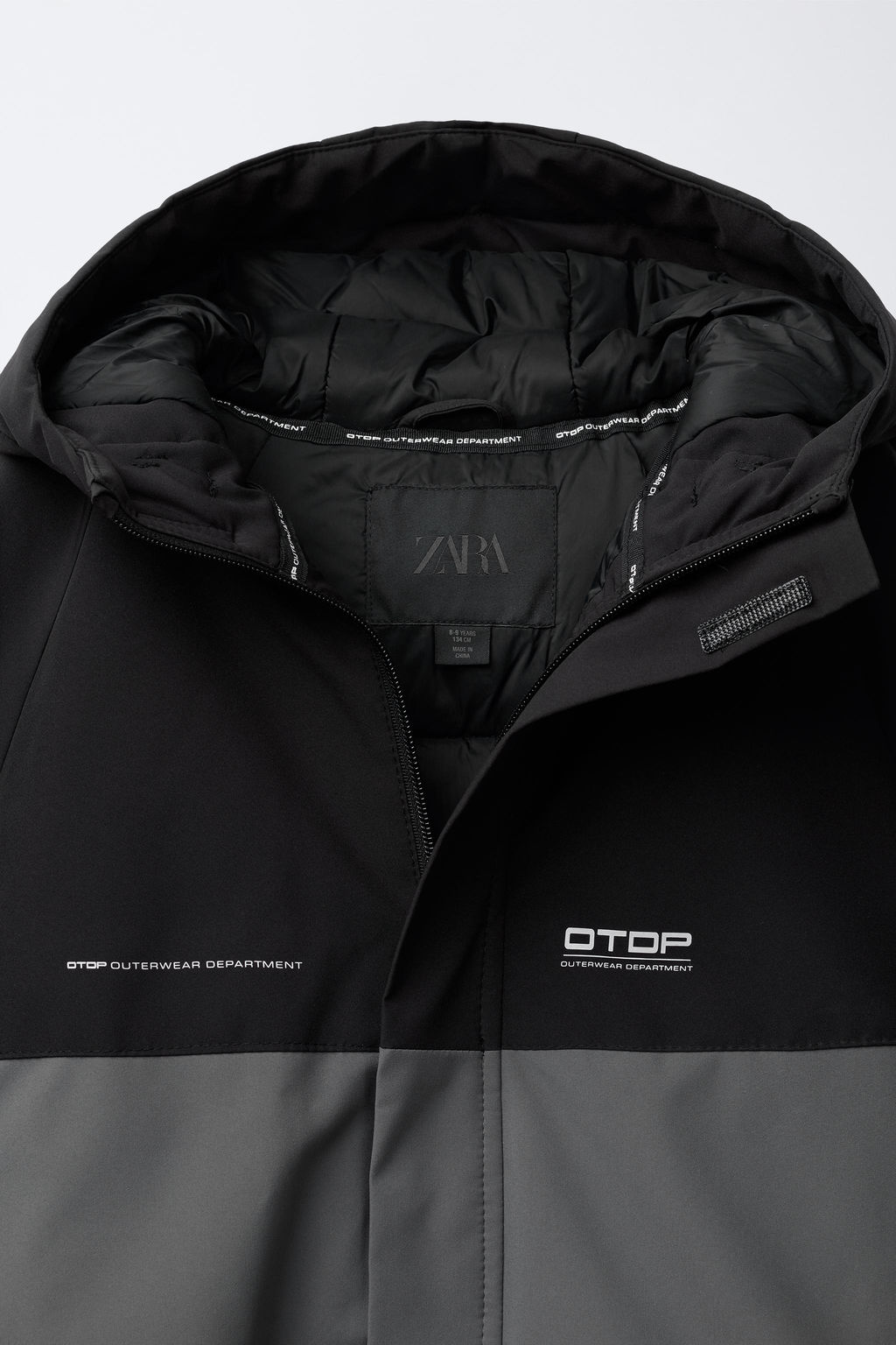 WATER-REPELLENT COLOUR BLOCK JACKET - Zara фото 5
