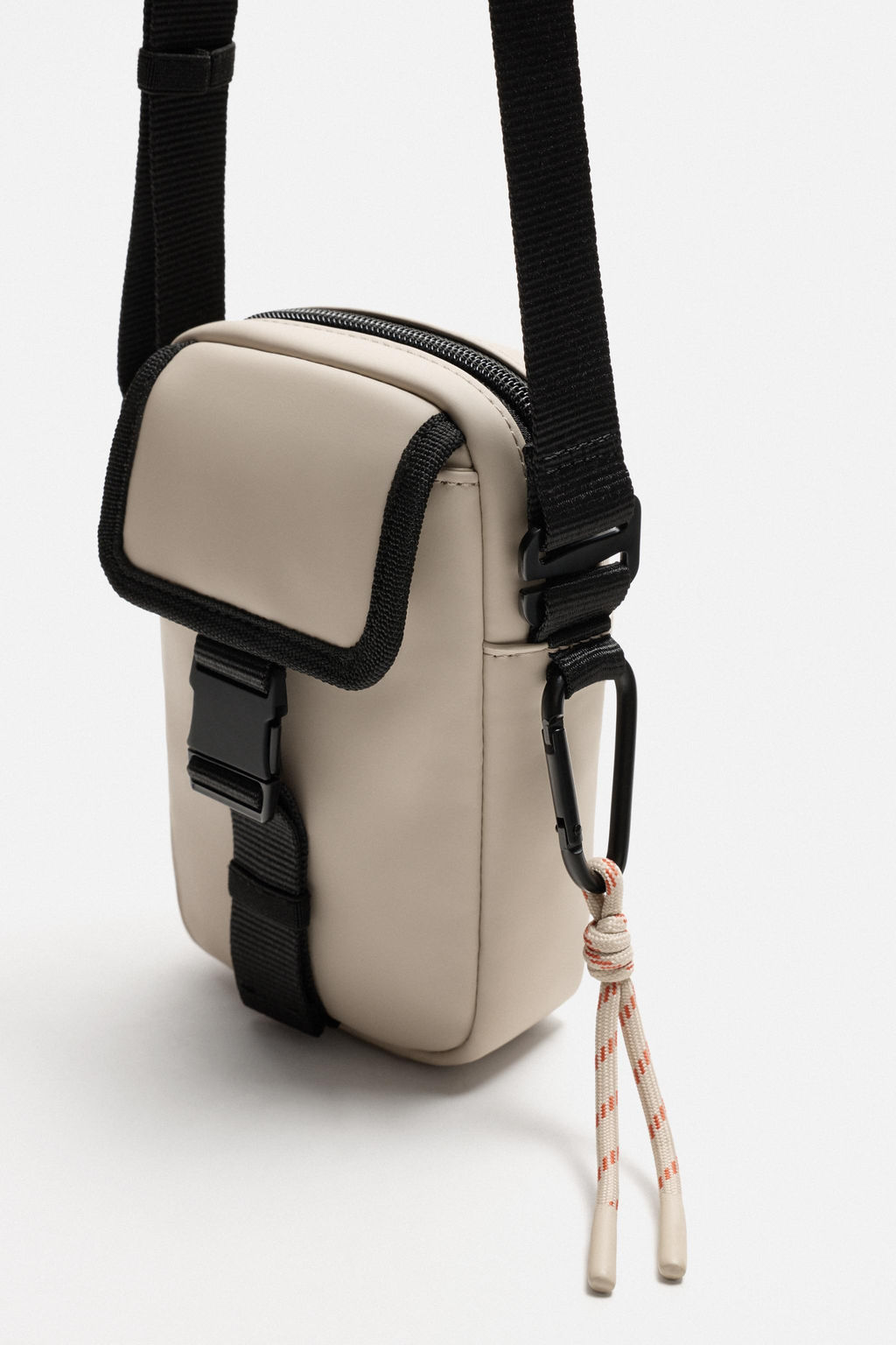 RUBBERISED CROSSBODY BAG - Zara фото 5