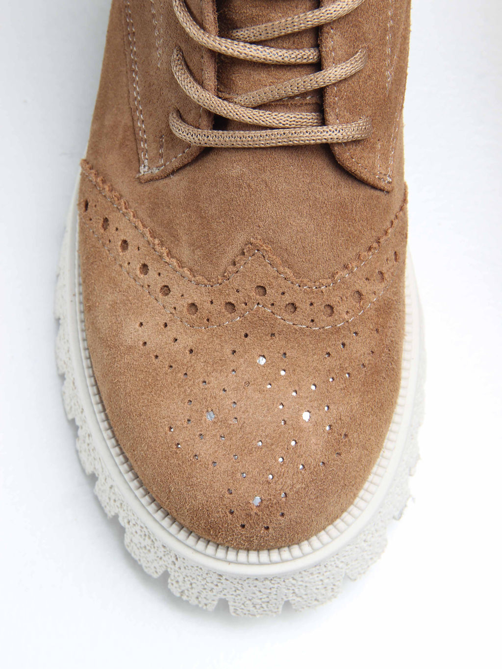 Ботинки 338.1541be. светло-коричневый замша/Шерсть