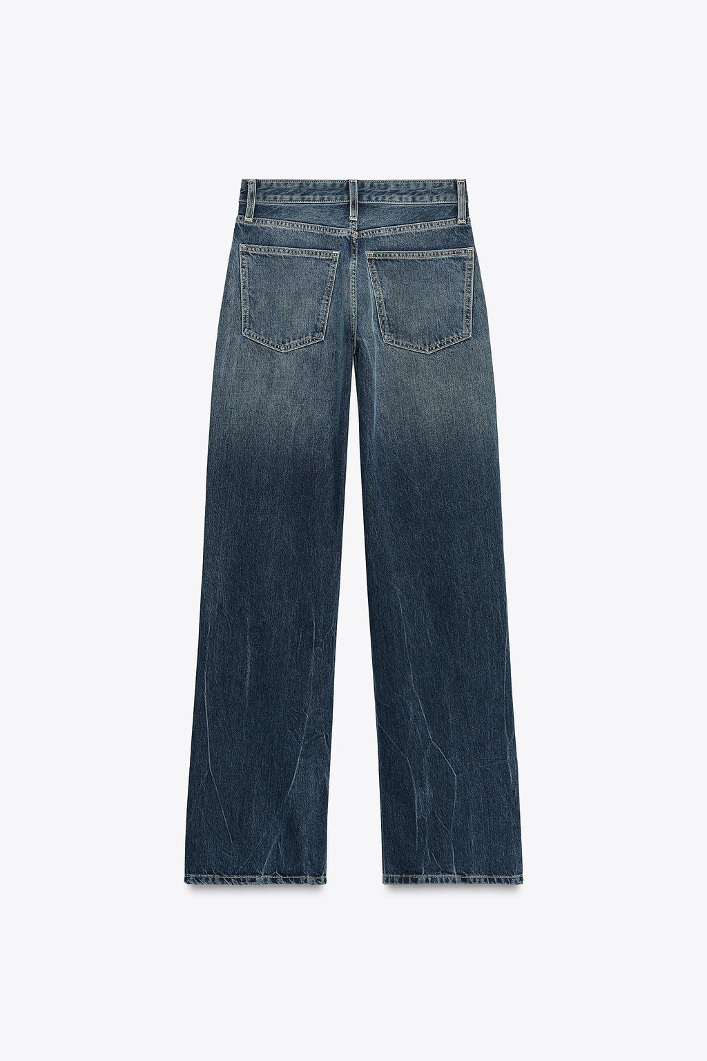 TRF LOW-RISE WIDE-LEG JEANS - Zara фото 8