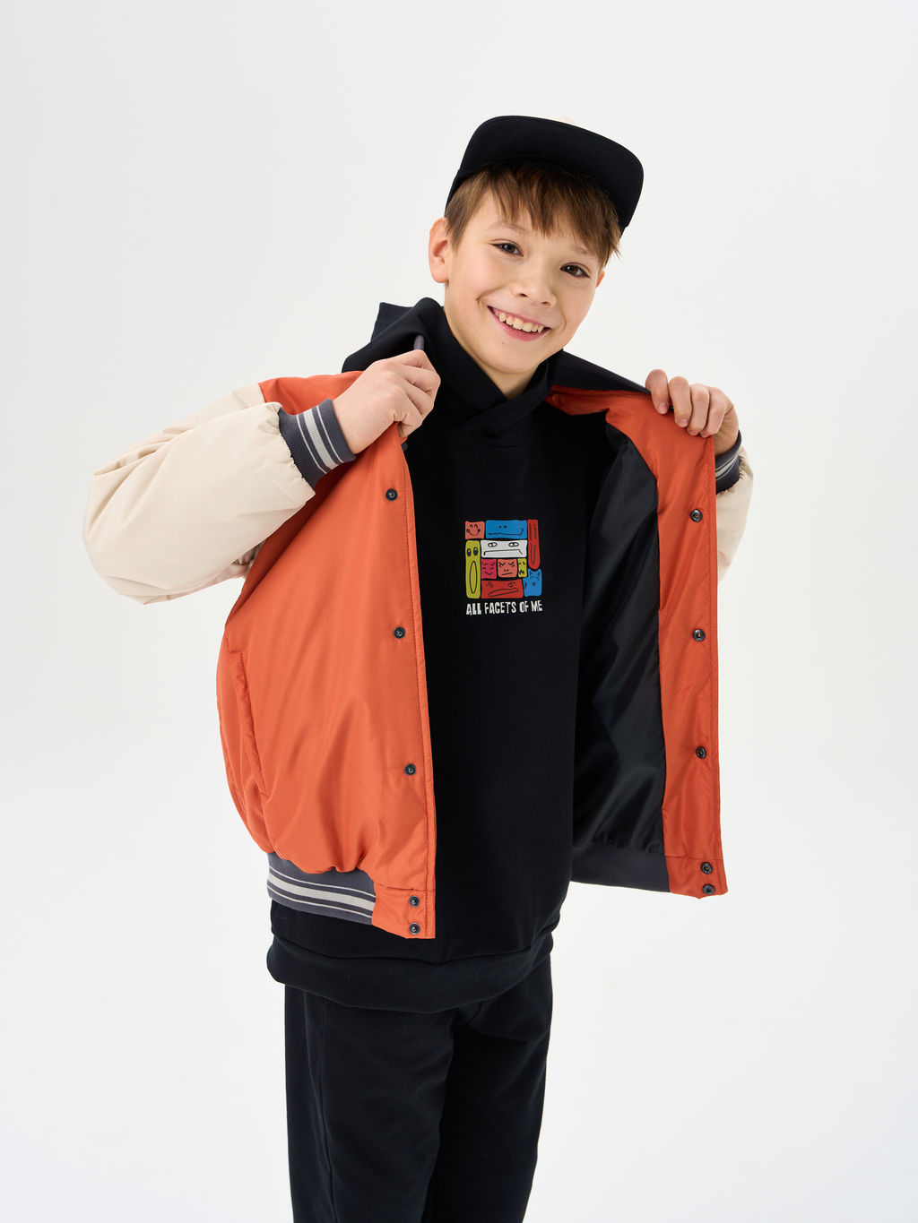 Худи облегченное Уголь с принтом 7+ - Bungly фото 9