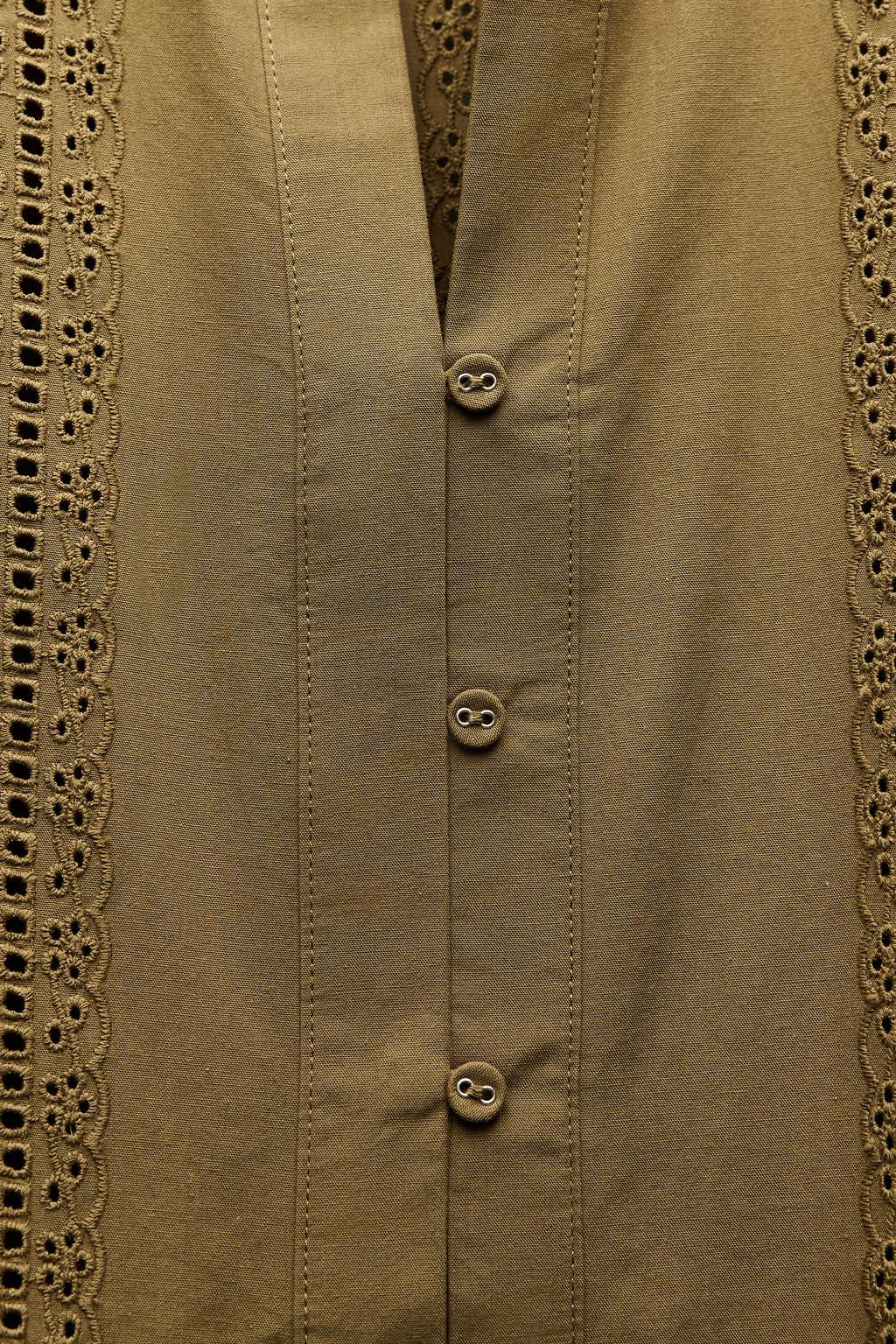 EMBROIDERED SHIRT - Zara фото 16