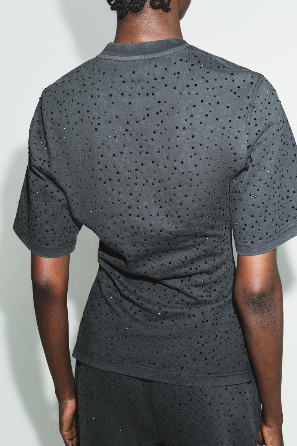 SHINY SHORT SLEEVE T-SHIRT - Zara фото 12