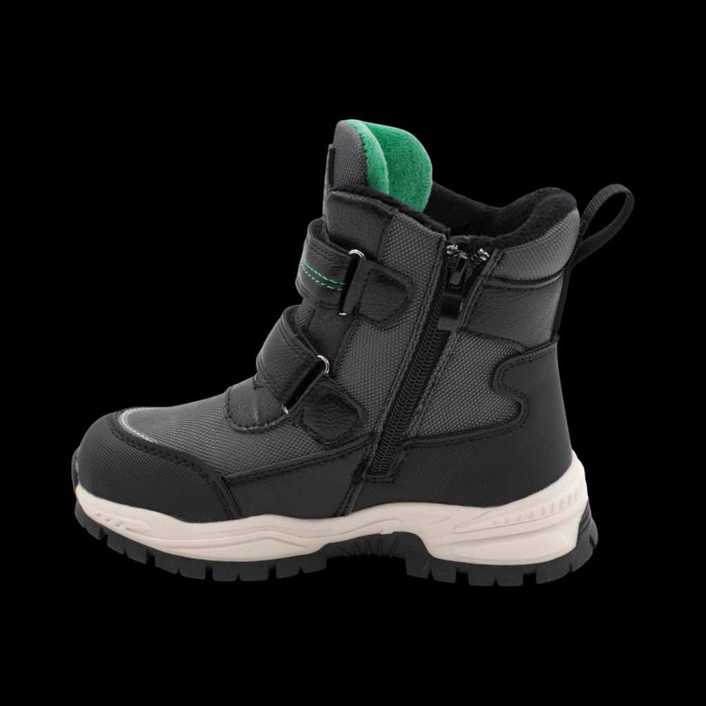 Ботинки мембранные на меху А6672-3 серые - BONCY фото 4