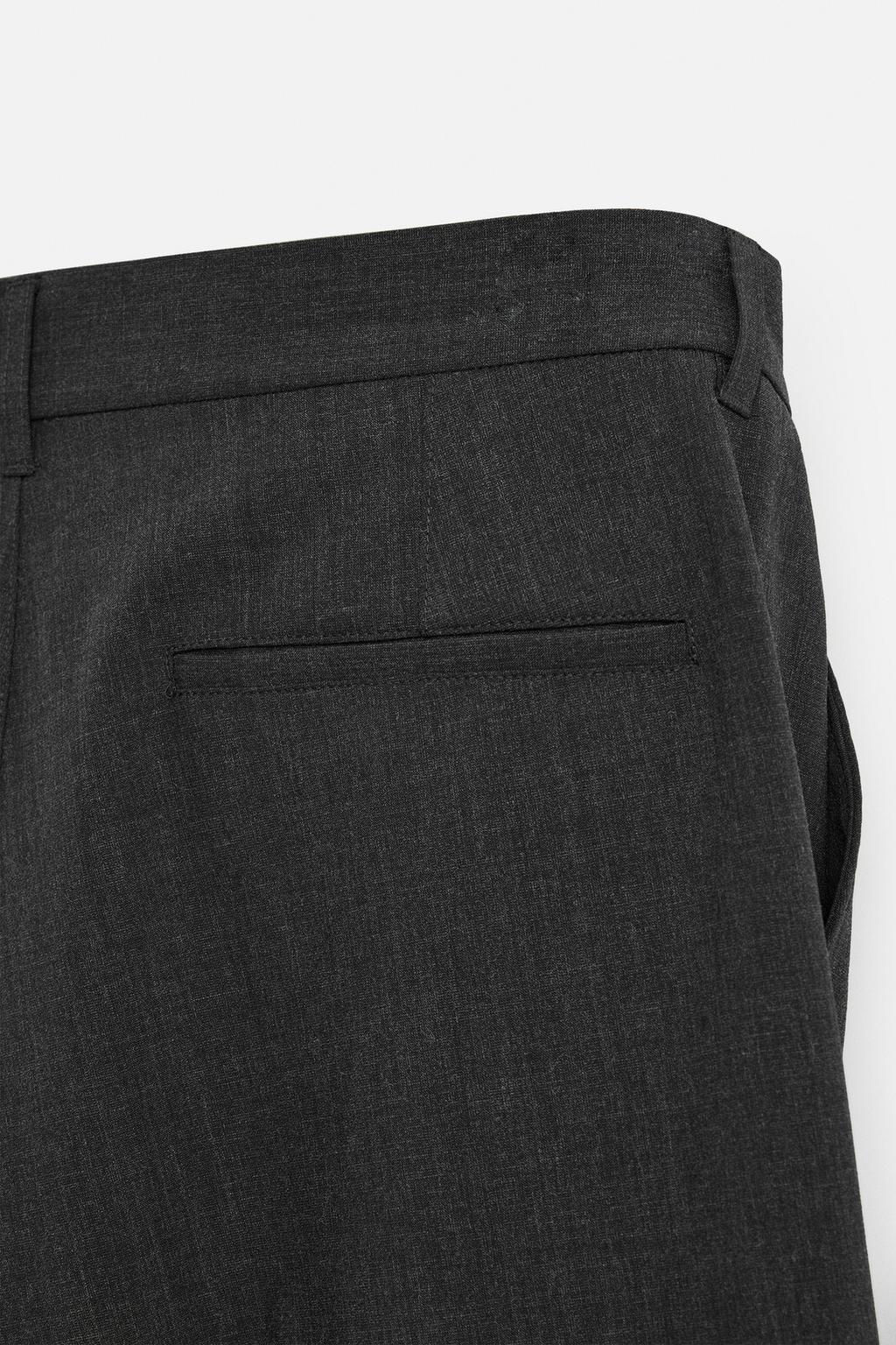PLEATED SUIT TROUSERS - Zara фото 10
