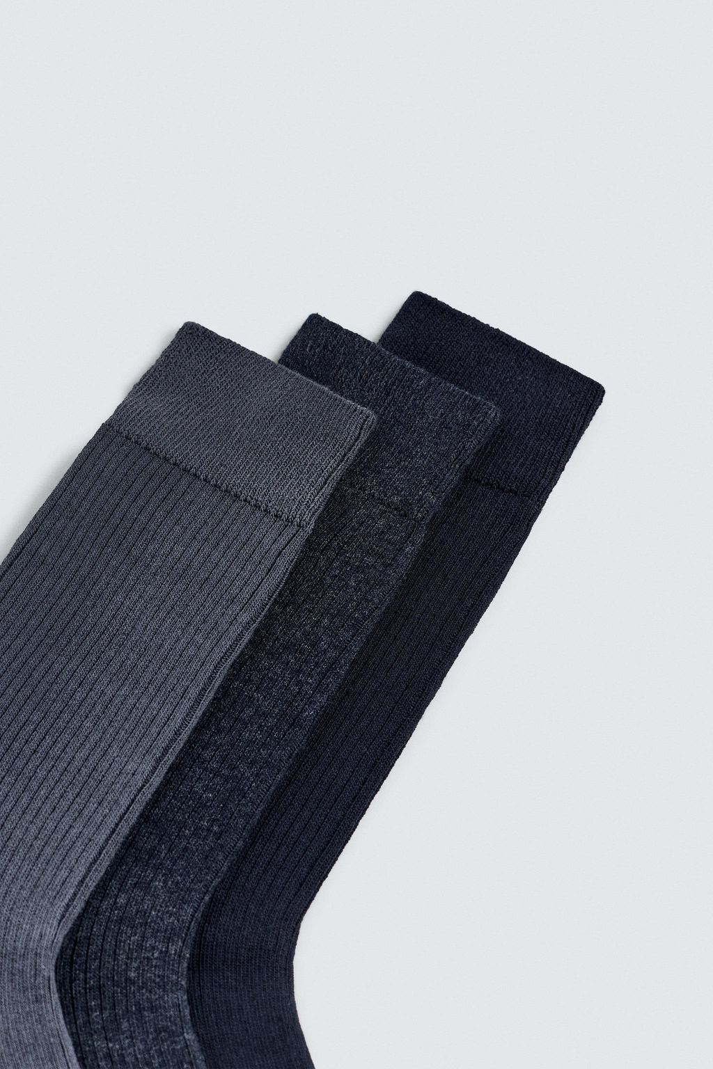 PACK OF 3 RIBBED SOCKS